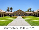 Main building in the Stanford University. Stanford University is one of the world