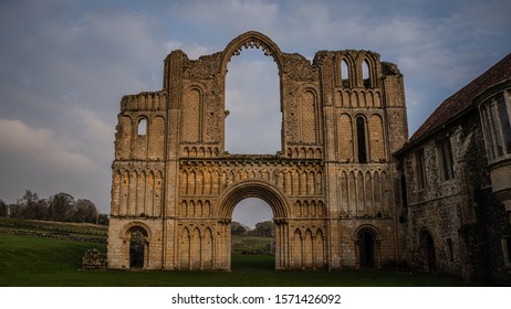 Main Castle Arch Of Castle Acre Priory