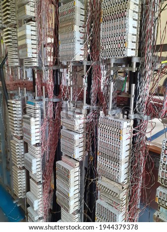 Main Distribution Frame ( MDF ) used in copper telecommunications networks 