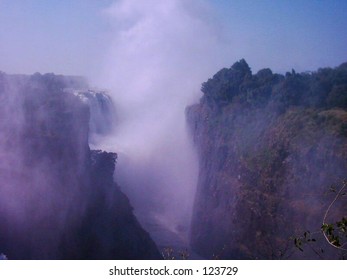Main falls from side