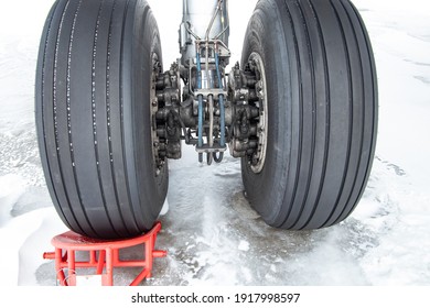 The Main Landing Gear Of The Airbus A321 Aircraft