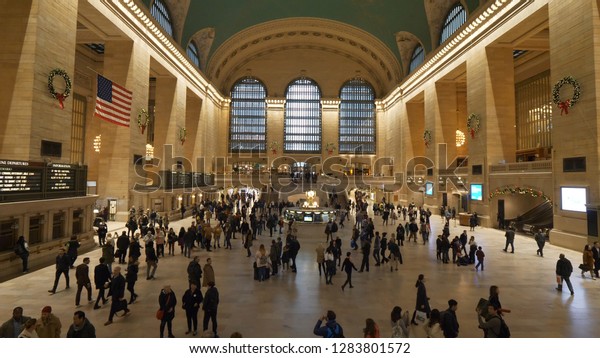 Main lobby of Grand Central Station New York -
NEW YORK / USA - DECEMBER 4,
2018