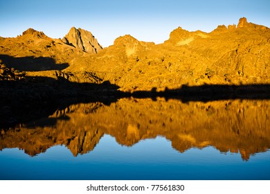 Main Peaks On Mt. Kenya