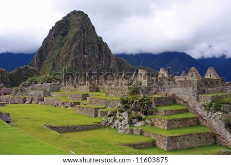 Main Plaza at Machu Picchu, Peru