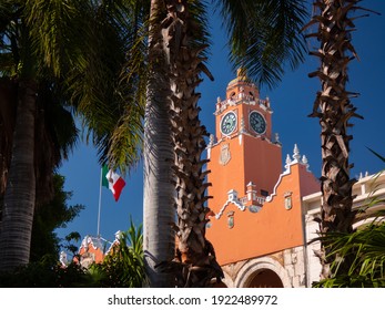 Main Plaza In Merida Yucatan