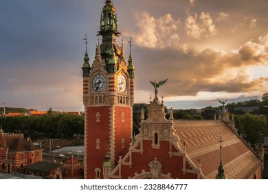 Main Railway Station in Gdansk at sunset, Poland. - Powered by Shutterstock