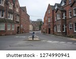 Main road in Repton, Derbyshire, UK