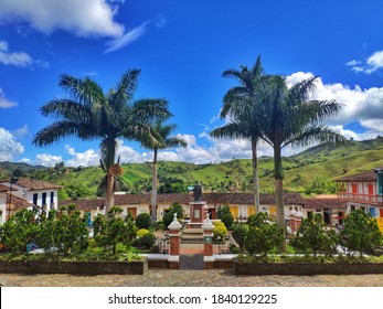 Main Square Of Concepción Antioquia Colombia