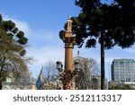 the main square of the city of Concepcion in Chile