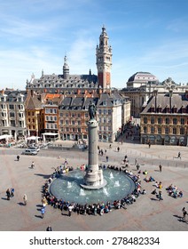 Main Square Of Lille, France