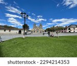 Cajamarca’s main square. Peru. Cajamarca city