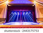 Main stage interior of the Grand Theater of Jinwan Civic Art Center, Zhuhai, Guangdong