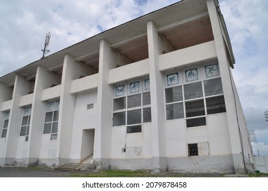 Main Stand Of The Republican Stadium In Sukhumi, Abkhazia.