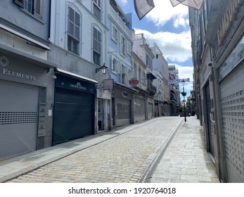 Main Street Gibraltar. 6th February 2021