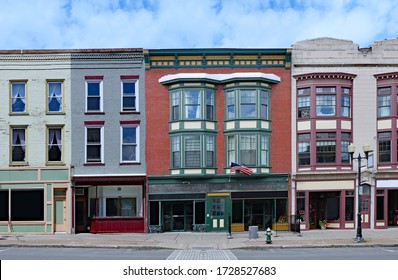 Main Street USA Old Fashioned Small Town Shops And Facades