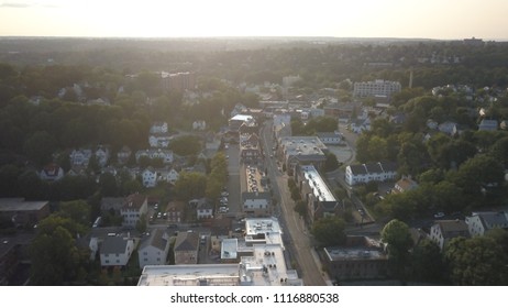 Main Street,.Tuckahoe, NY During Sunset