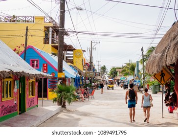 Main Town Isla Holbox Mexico On Stock Photo 1089491795 