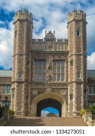 Main University Building Of Washington Univeristy A High Ranked University In St. Louis