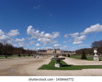 Maincy, France. April 2, 2006 : View Of  The Baroque Palace Of Vaux-le-Vicomte From The Garden By André Le Nôtre.