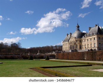 Maincy, France. April 2, 2006 : View Of  The Baroque Palace Of Vaux-le-Vicomte From The Garden By André Le Nôtre.