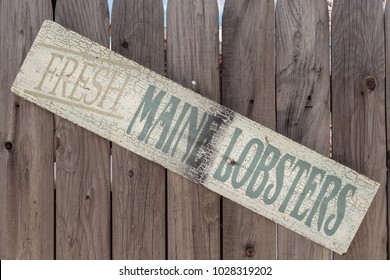 Maine Lobster Sign 
