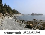 Maine Shoreline in beautiful Cape Split