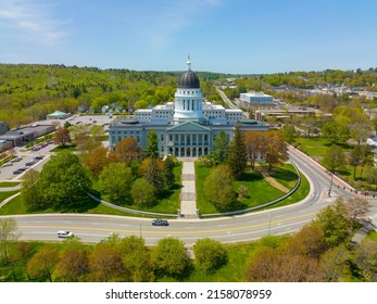 Maine State House is the capitol building Maine in historic downtown Augusta  Maine ME  USA  