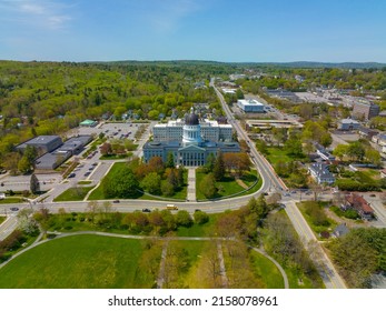 Maine State House is the capitol building Maine in historic downtown Augusta  Maine ME  USA  
