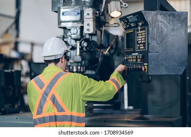 Maintain Worker Control Machine To Automated CNC In Factory