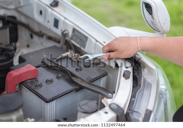Maintenance car battery by\
yoursalf.