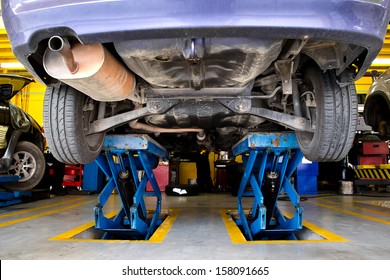 Maintenance Car In Garage