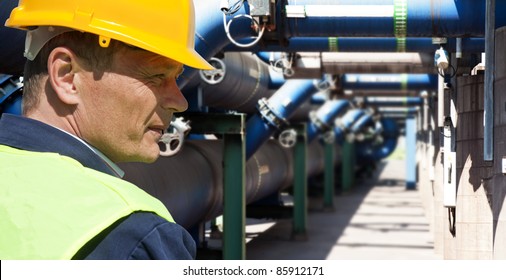 Maintenance Engineer At The Waste Water Management System Of A Huge Factory