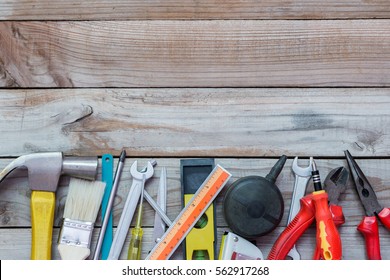 Maintenance plan,tools on wood,SME Business,Father's Day background - Powered by Shutterstock