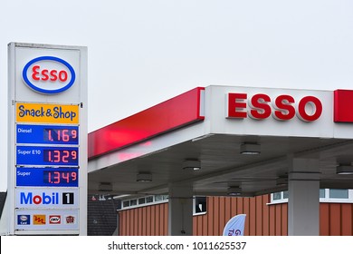 Mainzgermanyjanuary 2718esso Gas Stationesso Trading Name Stock Photo Edit Now
