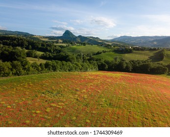 Maioletto In Marecchia Valley In Center Of Italy