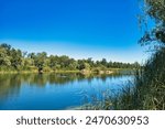 The Maitland River near Karratha, one of the few permanent rivers in the dry Pilbara region, Western Australia
