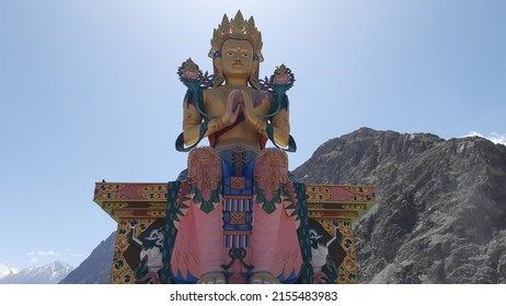 The Maitreya Buddha At Diskit Monastery 