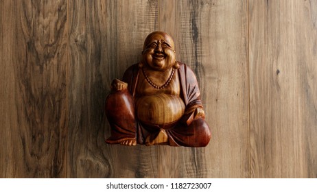 Maitreya Wood Sculpture