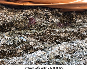 Maize Silage Clamp On A Dairy Farm In England, United Kingdom