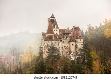 Majestic Bran Castle In Romania