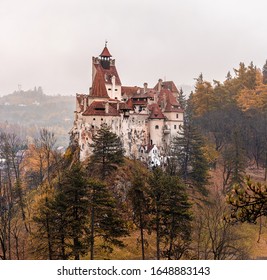 Majestic Bran Castle In Romania