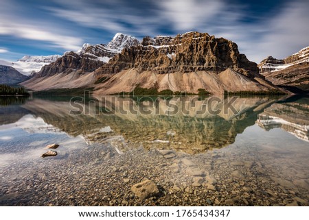 Bow Lake in Banff National Park, Canada