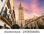 The Majestic Giralda Tower in the Heart of Seville