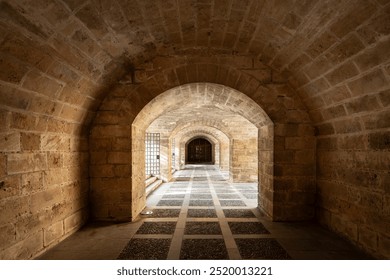 The majestic Gothic vaults inside Palma Cathedral, also known as La Seu, located in the historic center of Palma de Mallorca. This 14th century cathedral overlooks the Mediterranean Sea and is - Powered by Shutterstock