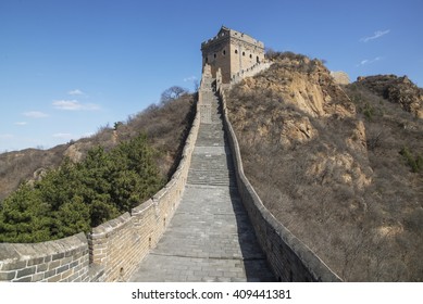 Majestic Great Wall of China - Shutterstock ID 409441381