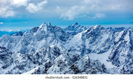 Majestic Landscape In Winter Tatra Mountains