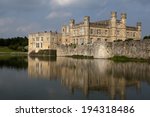 The majestic Leeds castle situated in the Kent region of England.