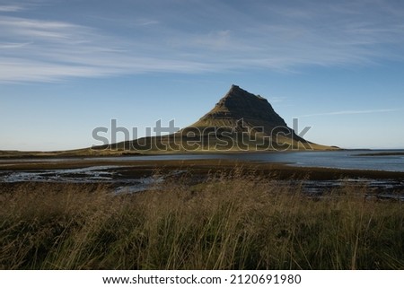 Majestic mountain in the west part of Iceland 