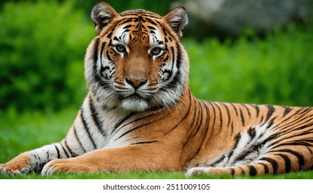 The majestic Royal Bengal Tiger, often referred to as the Indian Tiger, Panthera tigris, the Striped Tiger, the Great Cat of India, the Sundarbans Tiger, is a powerful symbol of wildlife conservation.