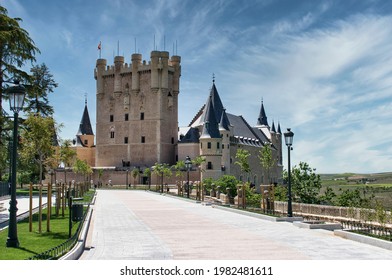 Majestic Royal Alcázar Of Segovia, XII Century, Declared A World Heritage Site By UNESCO, Spain